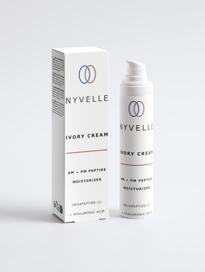 NYVELLE Ivory Cream AM + PM Peptide Moisturizer